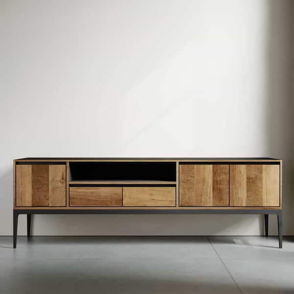 Kolt 68 in. Natural Color Finish Wide TV Stand