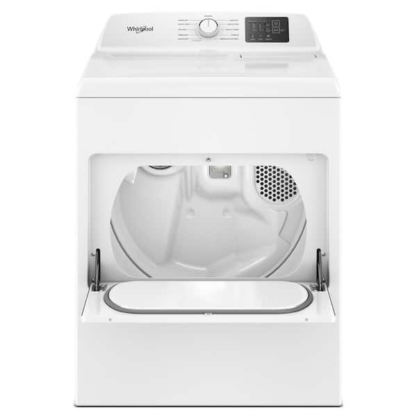 7.0 cu. ft. vented Top Load Electric Dryer in White with AutoSensing and Wrinkle Shield option