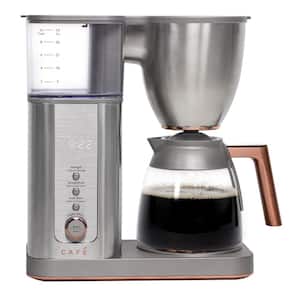 10 Cup Stainless Steel Specialty Drip Coffee Maker with Glass Carafe and warming plate, Wi-Fi connected