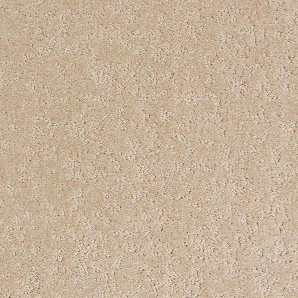 Warm Woven-Grain-Beige 39 oz Triexta Polyester Patterned Installed Carpet