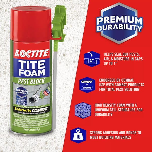 TiteFoam Pestblock 12 oz. Spray Foam Sealant (each)