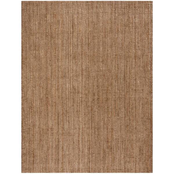 SAFAVIEH Natural Fiber Natural/Gray 9 ft. x 12 ft. Woven Crosstitch Area Rug