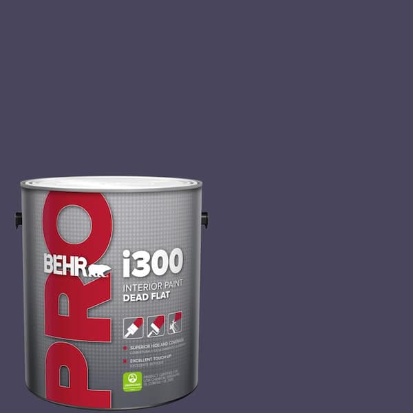 BEHR PRO 1 gal. #S-H-640 Purple Blanket Dead Flat Interior Paint