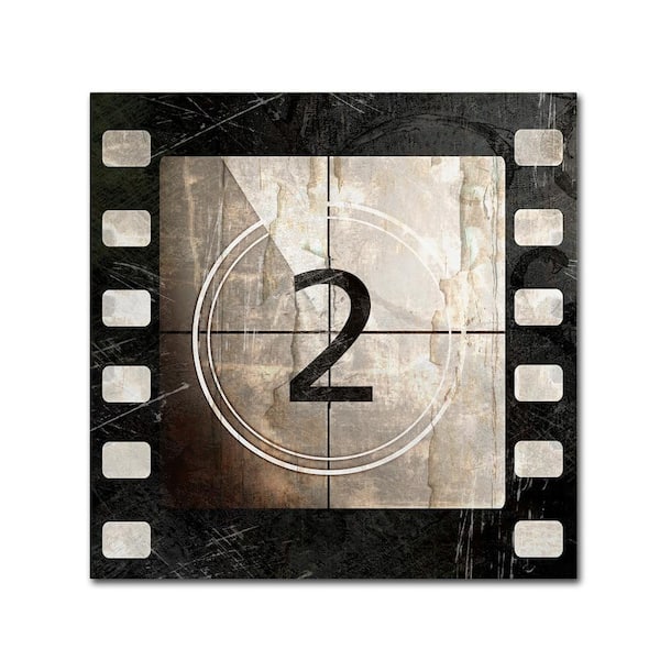 Trademark Fine Art 24 in. x 24 in. "Vintage Countdown II" by Color Bakery Printed Canvas Wall Art
