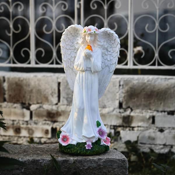 FAWEY TRED INC 12 Inch Solar Angels for Outside Garden, Garden
