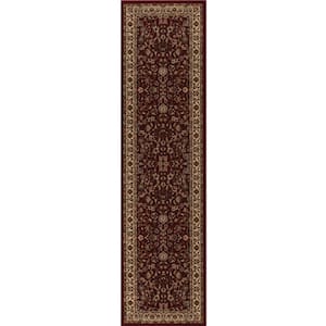 Persian Classics Kashan Red 2 ft. x 8 ft. Runner Rug