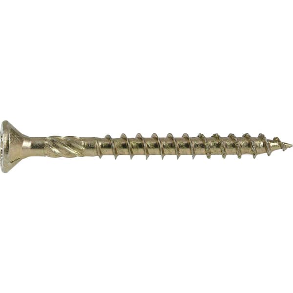 Power Pro #8 1-3/4 in. Star Flat-Head Interior Wood Screws