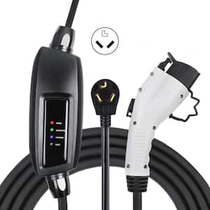 240-Volt 16 Amp Level 2 EV Charger with 21 ft Extension Cord J1772 Cable and NEMA 10-30 Plug Electric Vehicle Charger