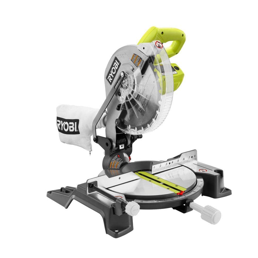 RYOBI 14 Amp 10 in. Compound Miter Saw TS1345L - The Home Depot