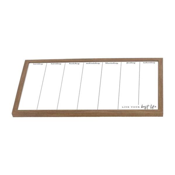 Kiera Grace Magnetic Dry Erase Weekly Whiteboard Calendar with