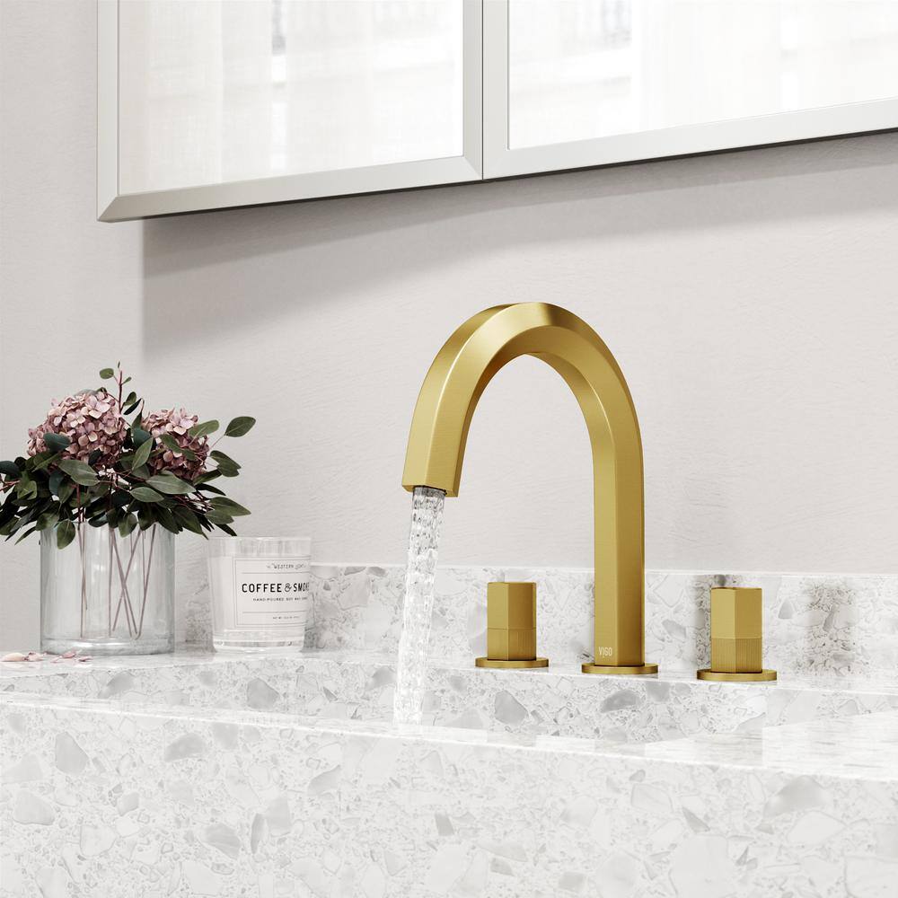Hart Modern Chrome Dual-Handle 9" Bathroom Faucet