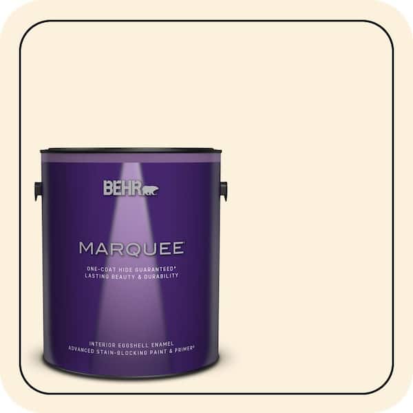BEHR MARQUEE 1 gal. #M260-1 String Cheese Eggshell Enamel Interior Paint & Primer