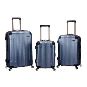 London 3-Piece Hardside Spinner Luggage Set, Blue