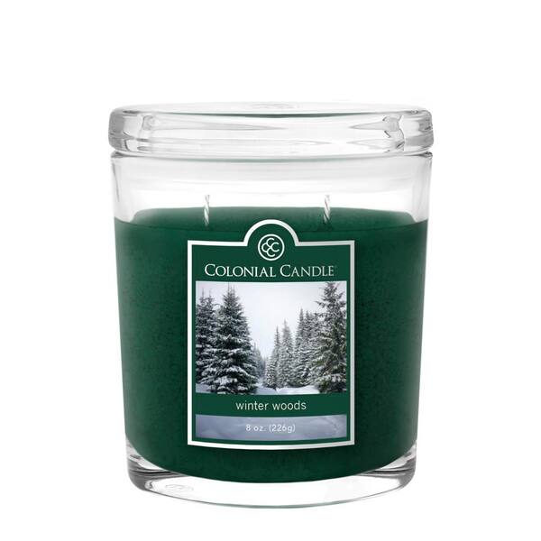 Colonial Candle 8 oz. Winter Woods Oval Jar Candle