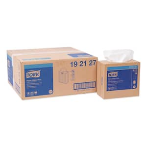 Multipurpose Paper Wiper, 9.25 in. x 16.25 in., White, 100/Box, 8 Boxes/Carton