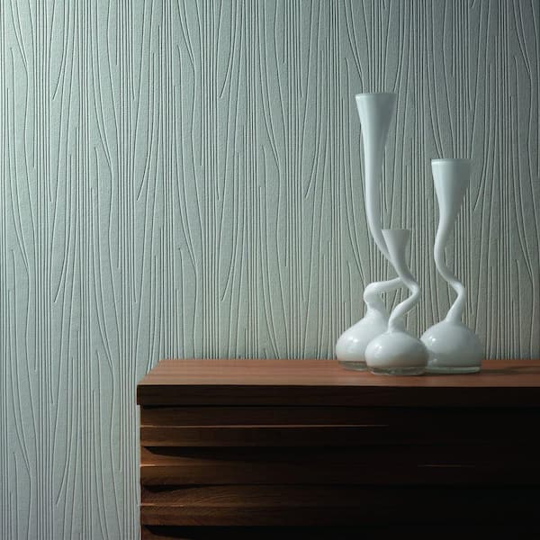 Subway White Paintable Wallpaper