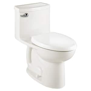 Compact Cadet 3-FloWise Tall Height 1-Piece 1.28 GPF Single Flush Elongated Toilet in White, Seat Included