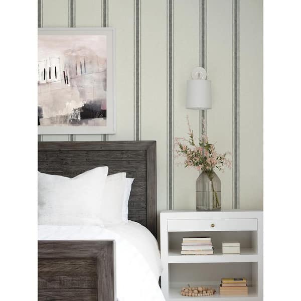 Charcoal Langston Peel and Stick Vinyl Wallpaper Roll