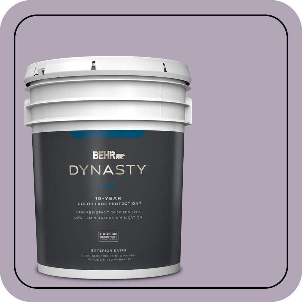 5 gal. #660F-4 Plum Frost Satin Enamel Exterior Stain-Blocking Paint & Primer price history on PriceWatchPro