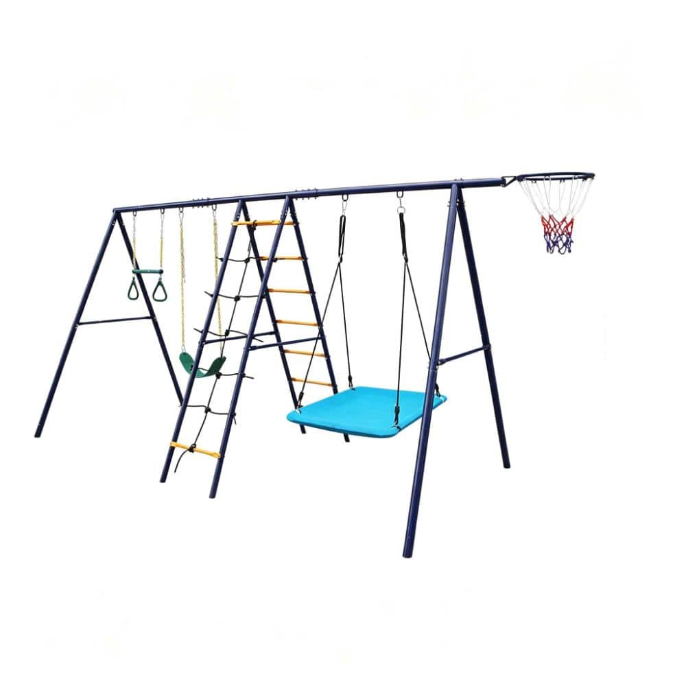 Multicolor 6 in 1 Swing Set With Climbing Ladder price history on PriceWatchPro