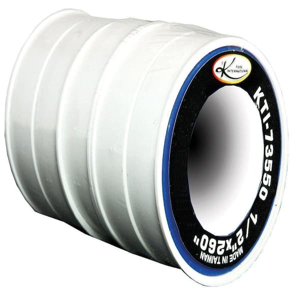 K Tool International Pipe Sealing Tape 1/2 in. x 260 in. 5/Sleeve