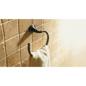 Devonshire Wall Mounted Towel Ring in Oil-Rubbed Bronze