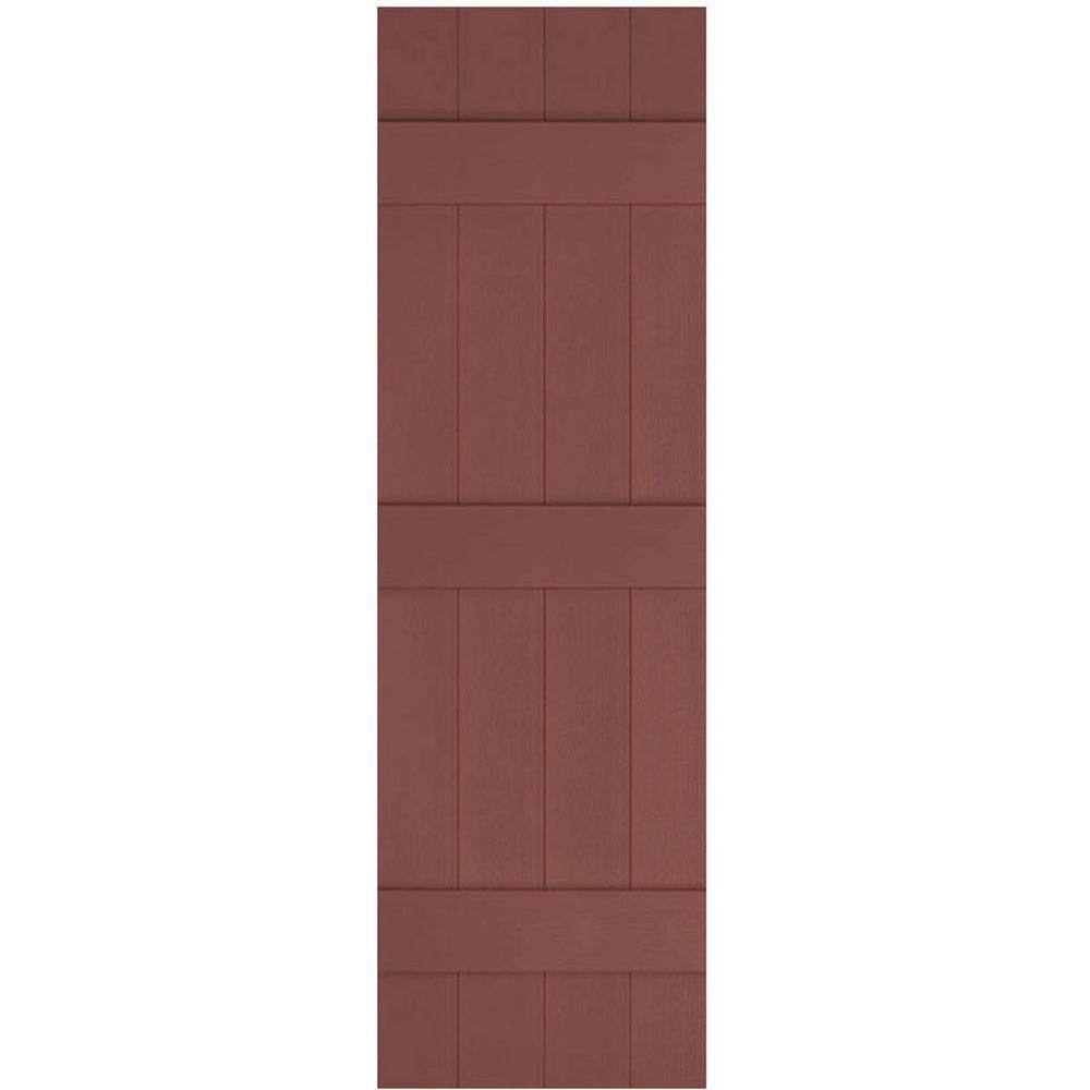 Ekena Millwork Lifetime Vinyl Shutter Color Sample Set – Louver & Panel Styles For Exterior Home Matching