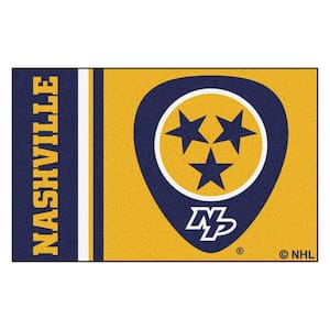 NHL - Nashville Predators Gold 2 ft. x 3 ft. Indoor Area Rug