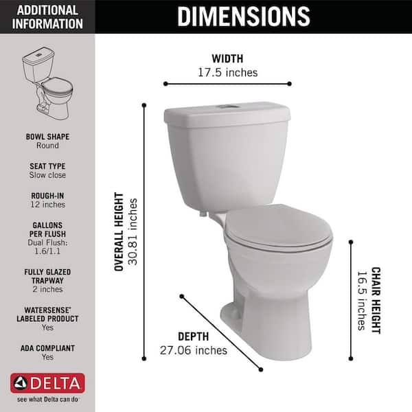 Ideal Standard Della Close-Coupled Rimless Toilet Dual-Flush 4