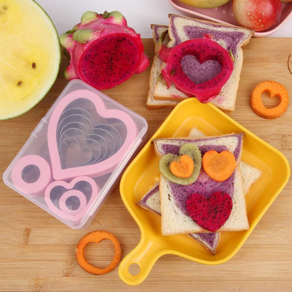 Stainless Steel Cookie Cutter Set and Mold with Assorted Sizes for Cakes, Biscuits and Sandwiches (1-Pack) price history on PriceWatchPro