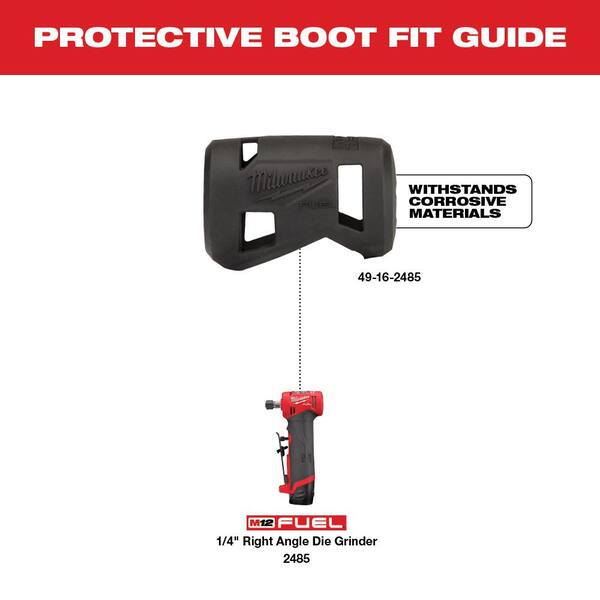 Milwaukee - M12 FUEL 12V Lithium-Ion Brushless Cordless 1/4 in. Right Angle Die Grinder/Ratchet/Cut Off Saw Combo Kit