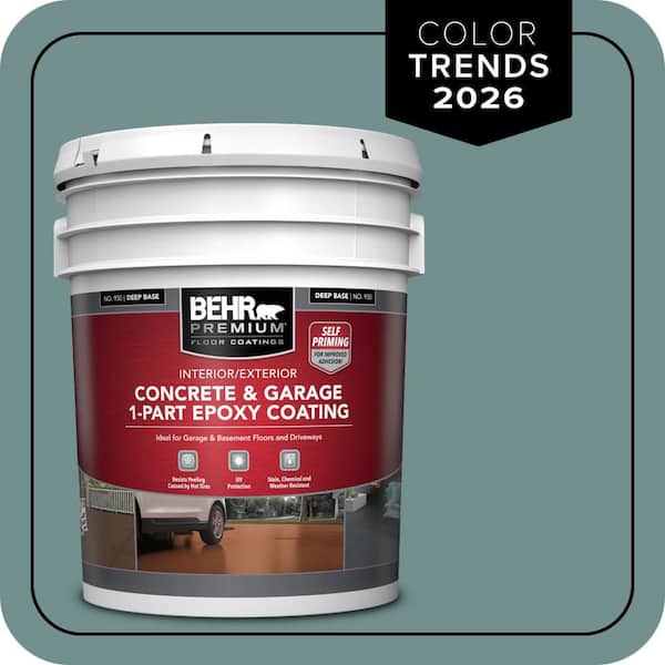 5 gal. #PPU12-03 Dragonfly Self-Priming 1-Part Epoxy Satin Interior/Exterior Concrete and Garage Floor Paint