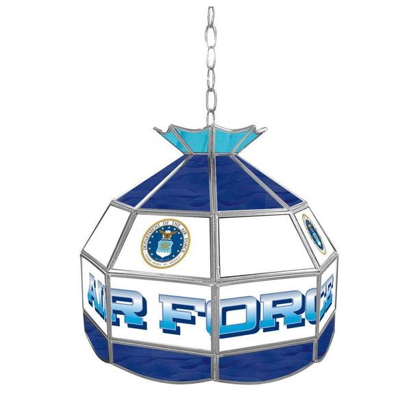 Trademark 1-Light United States Air Force Hanging Tiffany Lamp