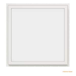 29.5 in. x 29.5 in. V-4500 Series White Vinyl Picture Window w/ Low-E 366 Glass