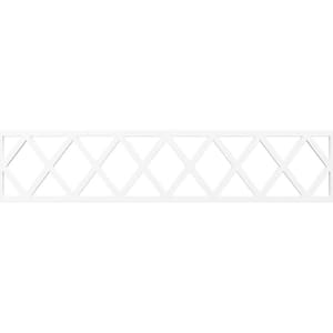 Wolford Fretwork 0.375 in. D x 46.75 in. W x 10 in. L PVC Panel Molding