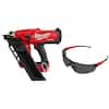 Milwaukee M18 FUEL 3-1/2 in. 18-Volt 30-Degree Brushless Cordless Framing Nailer (Tool-Only) w/Tinted Anti Scratch Safety Glasses 2745-20-48-73-2015