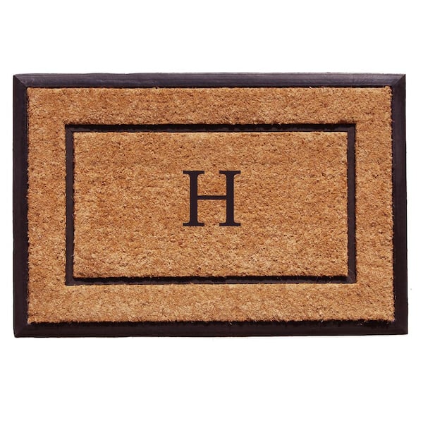 Calloway Mills The General 24 in. x 36 in. Monogram H Door Mat