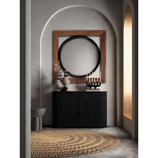 Sagebrook Home 15 in. Ivory Ceramic Cylinder Abstract