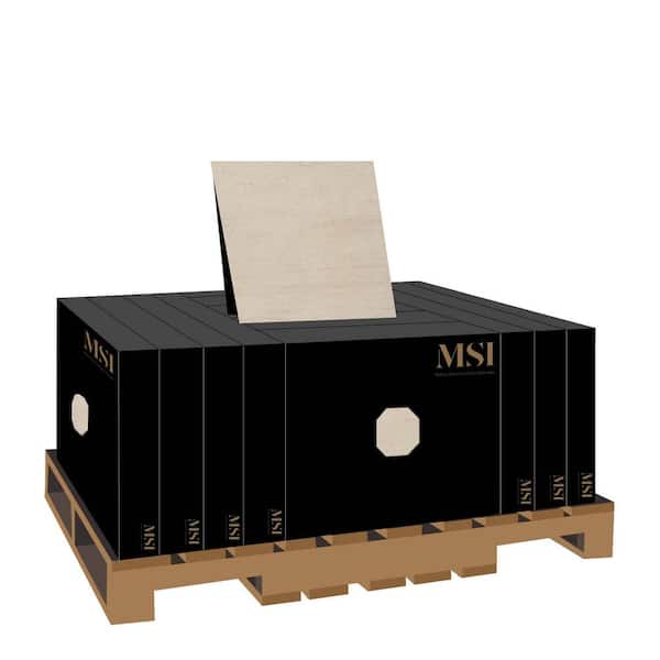 MSI Living Style Beige 2 cm x 18 in. x 36 in. Matte Porcelain Stone Look Paver (432 sq. ft./Pallet)