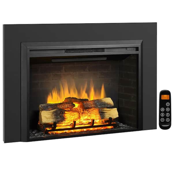 Carl 39 in. Electric Fireplace Insert with Trim Kit