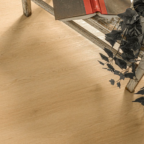 ローズウッド A&A Surfaces Roswood 30 MIL x 9 in. W x 48 in. L Waterproof Click