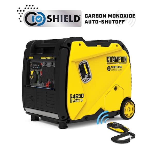 Champion Power Equipment 4650-Watt Wireless Remote Start Gasoline ...