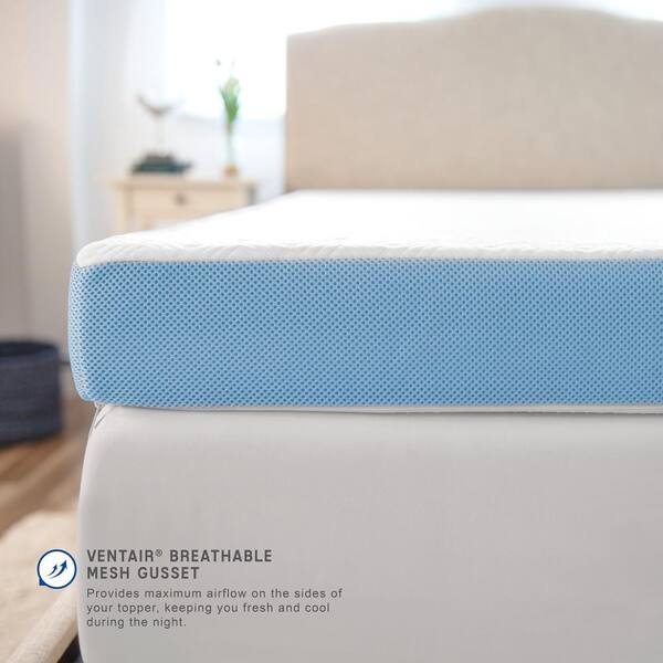 sensorpedic 4 inch mattress topper