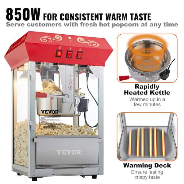 Automatic Popcorn Machine Variety Of Flavors Popcorn Ball Machine Electric  Popcorn Maker With Timing And Keep Warm Function - Food Processors -  AliExpress