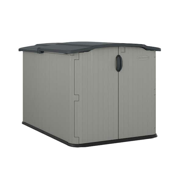 Suncast Glide Top 5 ft. W x 7 ft. D Plastic Shed (31.84 sq Suncast Glide Top 5 ft. W x 7 ft. D Plastic Shed (31.84 sq