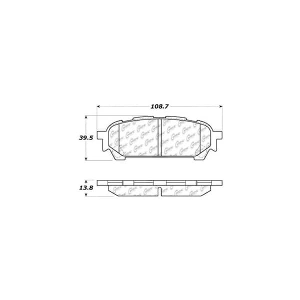 Centric Parts Disc Brake Pad Set