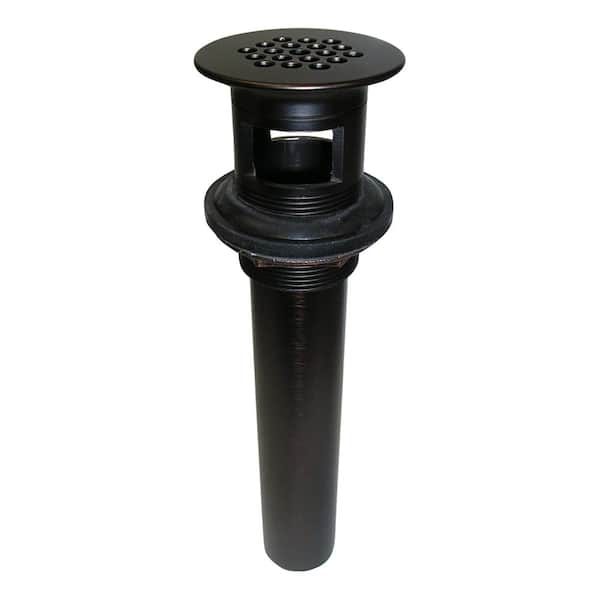 Barclay Products 1-1/4 in. Lavatory Grid Drain with Overflow, Oil Rubbed Bronze