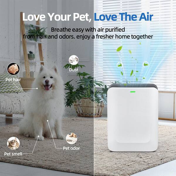 Membrane Solutions MS18 Air Purifier – HEPA Tower For Allergies, Smoke, Pets, Dust – 825ft²