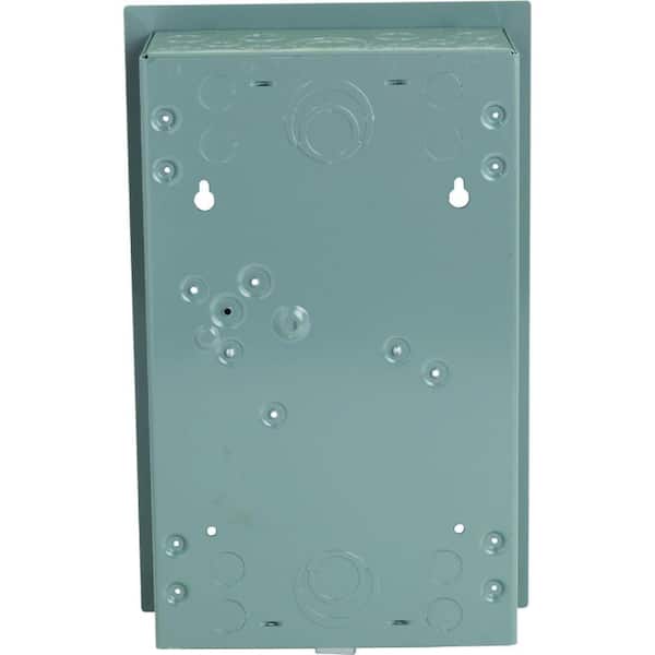 Square D Homeline 125 Amp 4-Space 8-Circuit Indoor Main Lug Load Center with Cover, Ground Bar