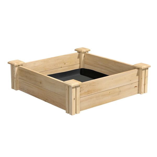 N-Garden　a-2 a-10 a-11 Two-Tiers Ten Bucket Elevated Cedar Wood Garden Frame, 79 in